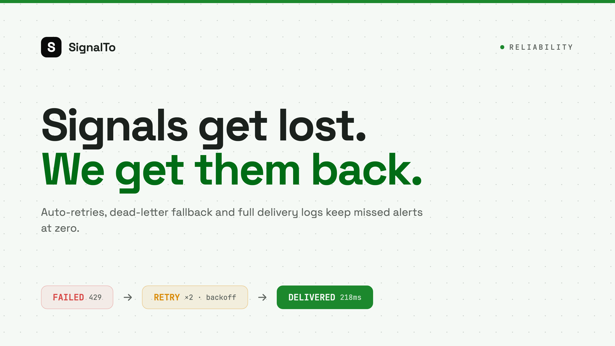 Why Trading Signals Get Lost and How Retries + Delivery Logs Fix It